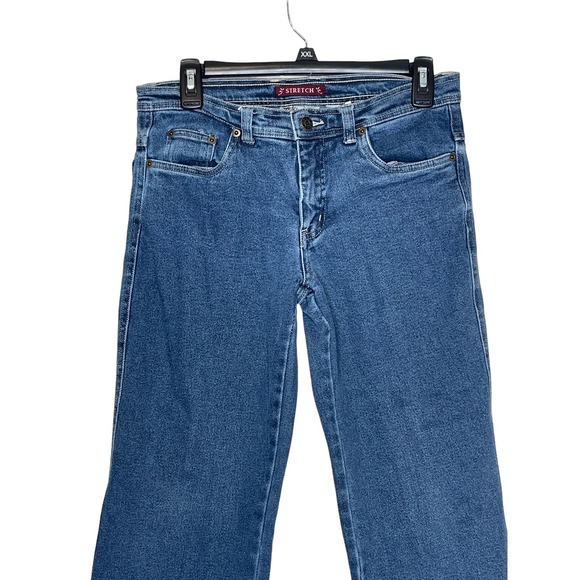 Ely Country Charmers Women's Jeans Stretch Flared Leg Denim Mid-Rise Blue Size 4 - Picture 2 of 9